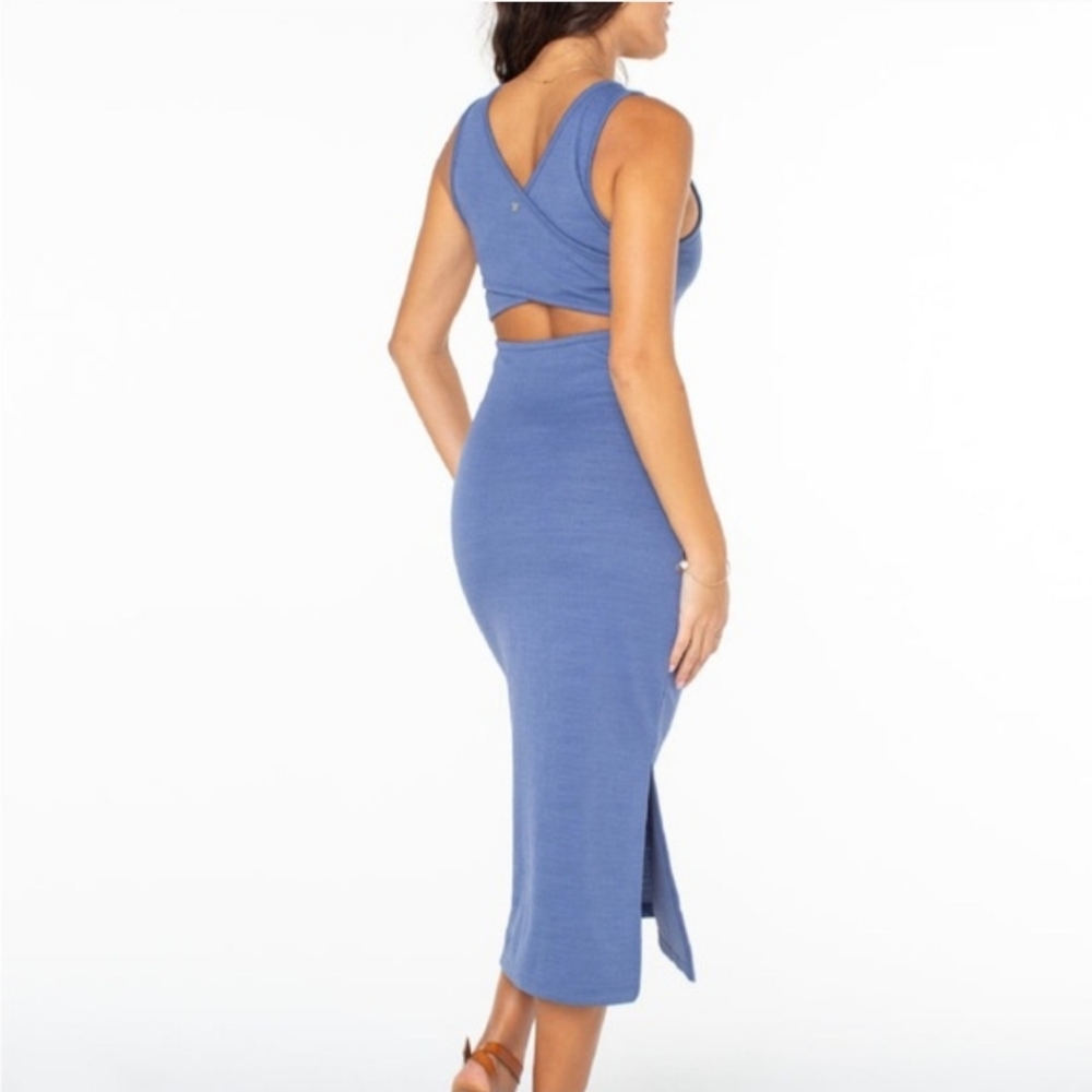 Roxy Open Back Bodycon Maxi Dress - Picture 3 of 10